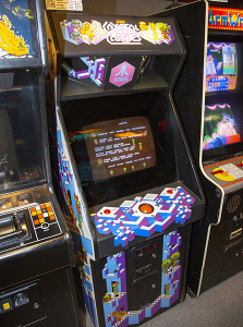 Crystal Castles arcade cabinet photot