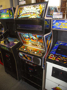 Dark Planet arcade cabinet