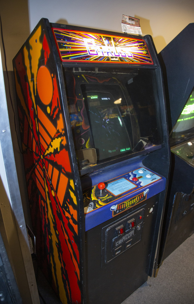 Gyruss arcade cabinet