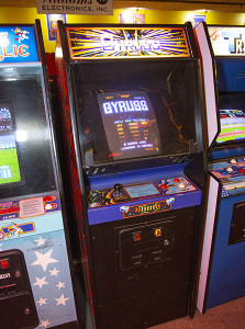 Gyruss arcade cabinet