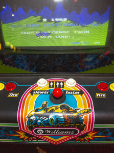 Moon Patrol arcade cabinet - Controls