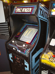 Space Dungeon arcade cabinet