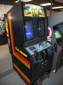 Spy Hunter II arcade cabinet