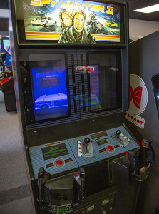 Spy Hunter II arcade cabinet