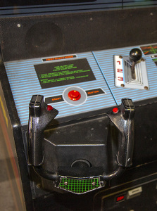 Spy Hunter II arcade cabinet