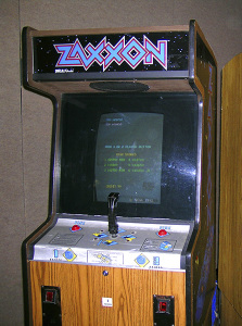 Zaxxon arcade cabinet